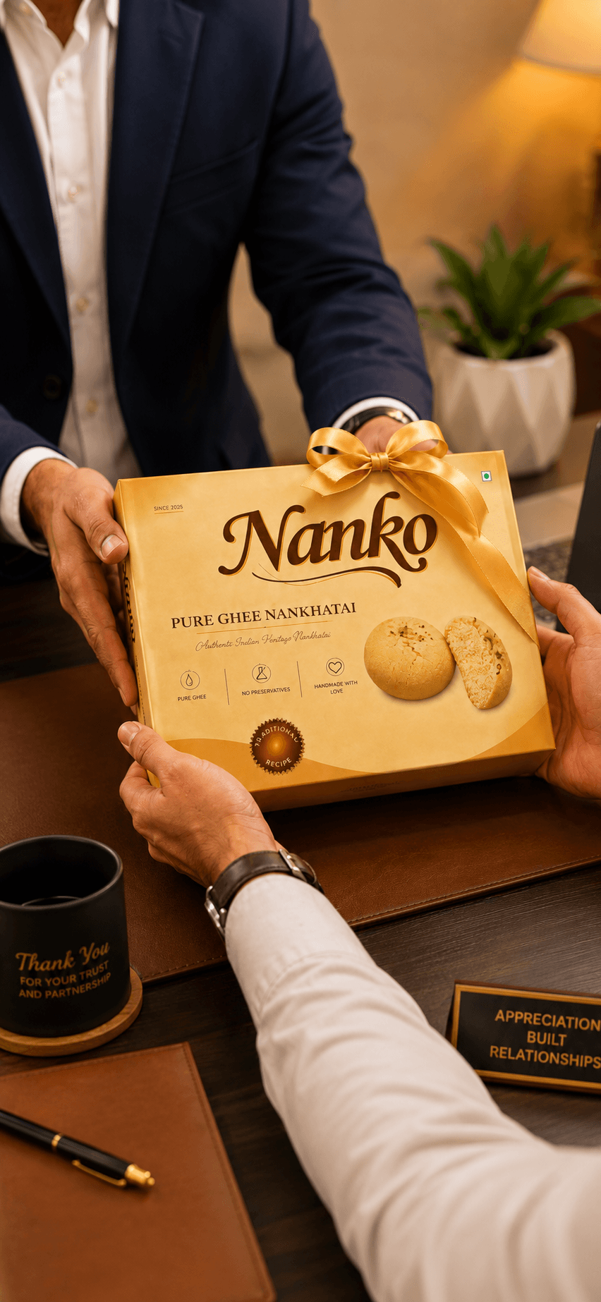 A thoughtful gift says welcome.