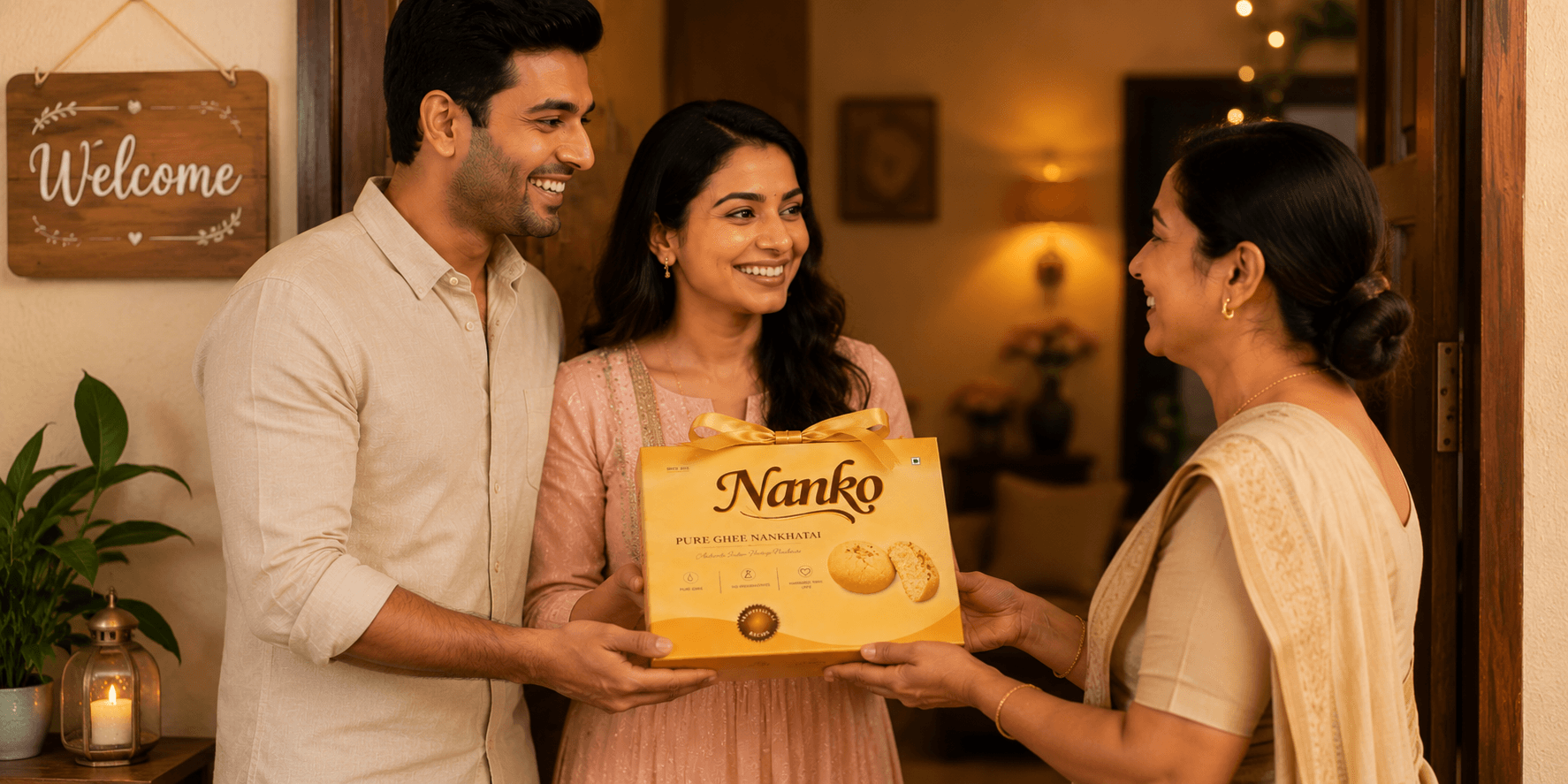 Never arrive empty-handed.
